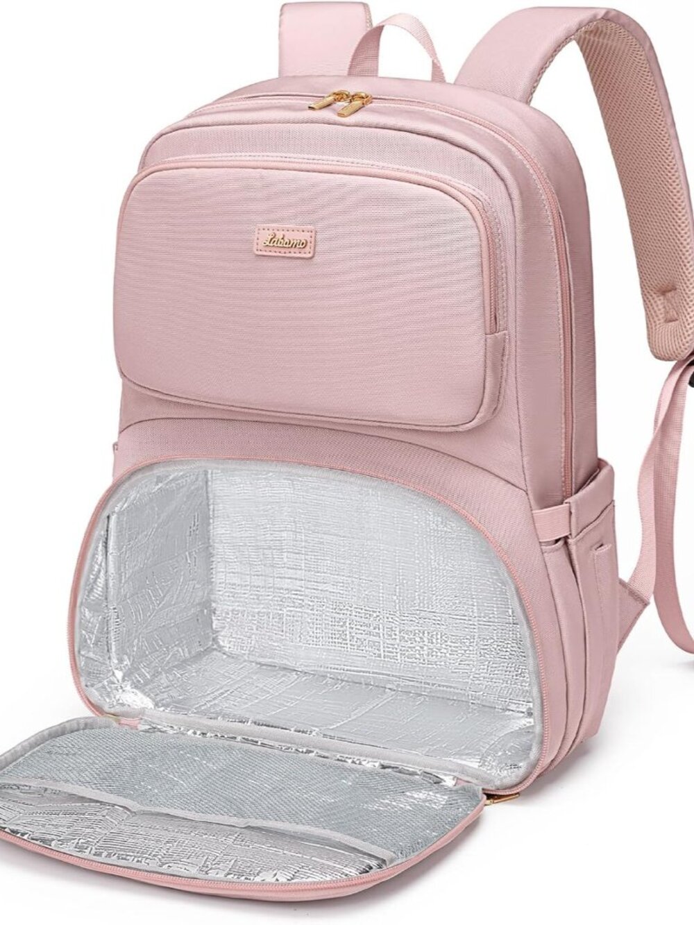 Lunch Backpack for Women Men, 16 Inch Laptop Backpack with Lunch Compartment, Wa